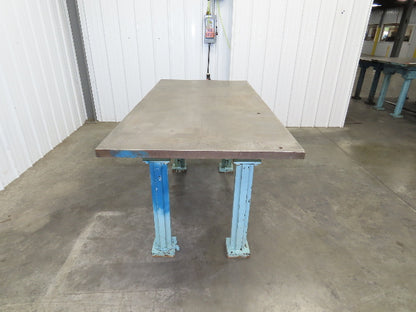 Vintage Precision Steel Welding Layout Table 72x36" Cast Iron 1-1/2" Thick Top