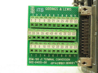 Electro-Craft 9101-1592 Servo Drive Controller Rev G Terminal Conversion DSM-100