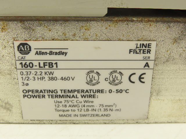Allen Bradley 160-BA01NPS1P1 Variable Speed Drive 380-460V 3PH Ser C Lot Of 3