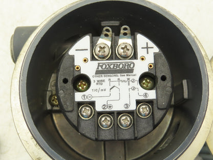 Foxboro RTT20-D1SNQFD-M2L1 Temperature Transmitter 0-400°F 12-42VDC I/A Series