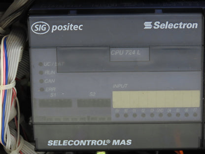 Selectron CPU 724 L Selectron Selecontrol MAS CPU 724 L W/ DOT 701 Output Module