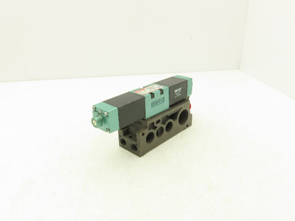 Numatics 153SS415M015W Pneumatic Air Valve & Manifold Assembly 24VDC MK15