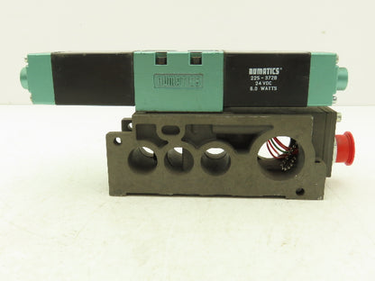 Numatics 153SS415M015W Pneumatic Air Valve & Manifold Assembly 24VDC MK15