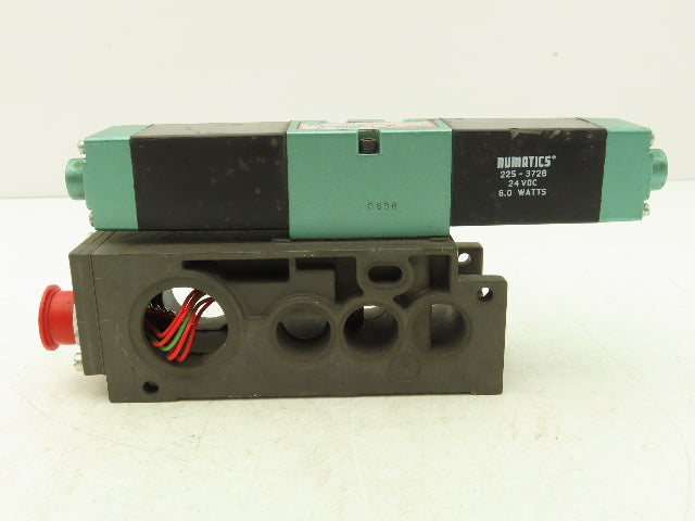 Numatics 153SS415M015W Pneumatic Air Valve & Manifold Assembly 24VDC MK15