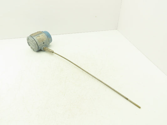 Rosemount 3144P Thermocouple 21" Probe Temperature Transmitter Sensor 1/2" NPT