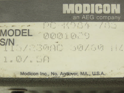 Modicon PC-K984-785 Programmable Controller Module 685E 115/230VAC 1/.5A