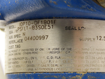 Foxboro IDP10-DF1B01F Pressure Transmitter 0-200"H2O 12.5-42VDC 3" Flanged