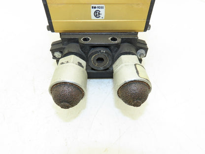 Ross W6077B3431 5/2 Pneumatic Solenoid Valve 3-Station Manifold 3/8"npt