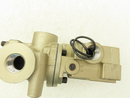 Ross 2774B4001Z Pneumatic Solenoid Valve 1/2"NPT 10 Bar 3/2-way 120V Coil