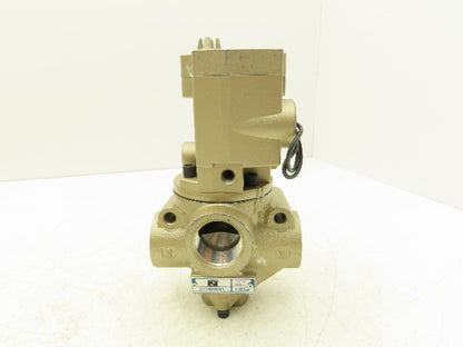 Ross 2774B4001Z Pneumatic Solenoid Valve 1/2"NPT 10 Bar 3/2-way 120V Coil