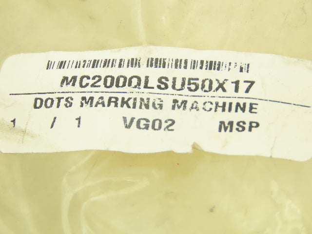 Couth MC2000LSU50X17 Pin Dot Marking Machine Head Tokyo U50F Label Head Unit