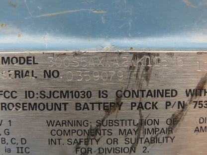 Rosemount 300S5AXWA2WK1I5M5 Model 300S Pressure Transmitter With Digital Display