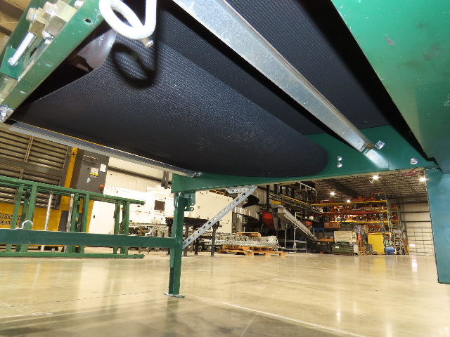 Dematic 39"x 10' Gapper Conveyor 34" Belt 2-Speed Package Gapping 95/155fpm