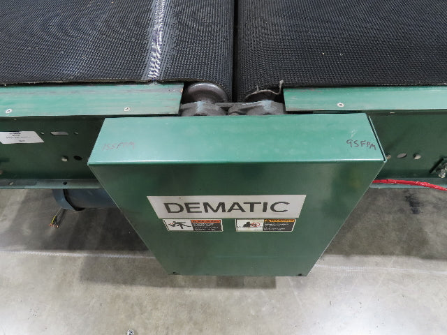 Dematic 39"x 10' Gapper Conveyor 34" Belt 2-Speed Package Gapping 95/155fpm