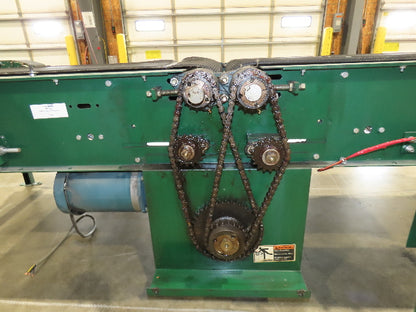 Dematic 39"x 10' Gapper Conveyor 34" Belt 2-Speed Package Gapping 95/155fpm