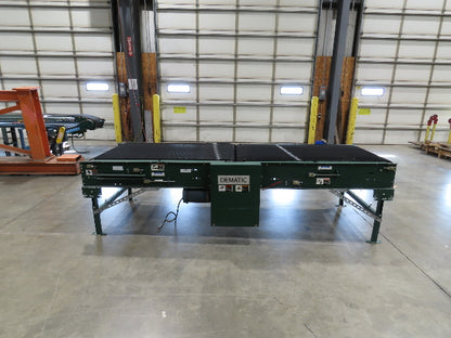 Dematic 39"x 10' Gapper Conveyor 34" Belt 2-Speed Package Gapping 95/155fpm
