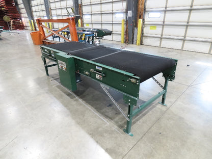 Dematic 39"x 10' Gapper Conveyor 34" Belt 2-Speed Package Gapping 95/155fpm