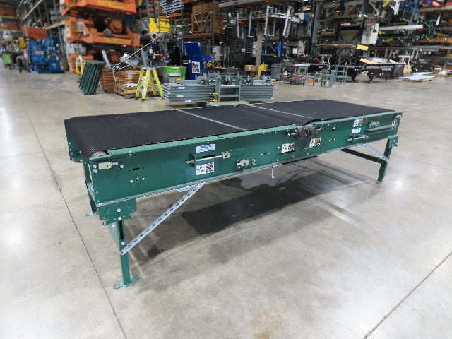 Dematic 39"x 10' Gapper Conveyor 34" Belt 2-Speed Package Gapping 95/155fpm