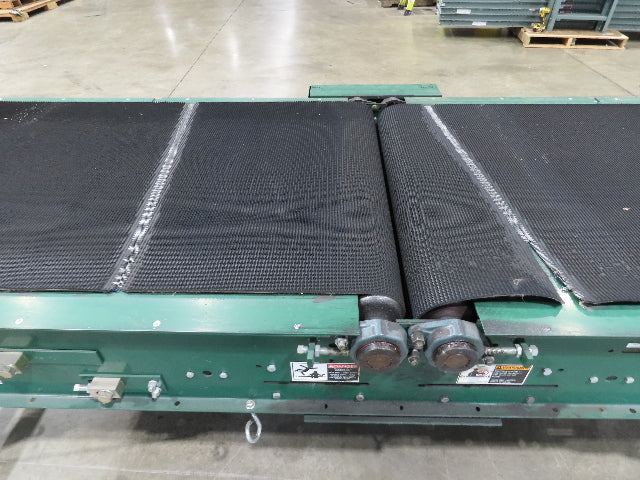 Dematic 39"x 10' Gapper Conveyor 34" Belt 2-Speed Package Gapping 95/155fpm