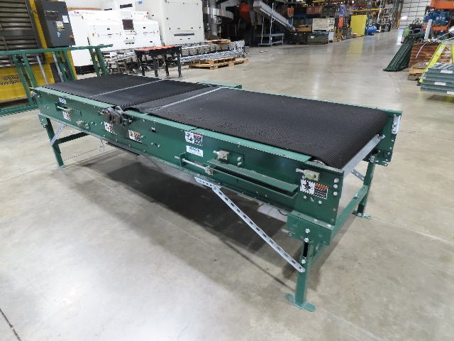 Dematic 39"x 10' Gapper Conveyor 34" Belt 2-Speed Package Gapping 95/155fpm