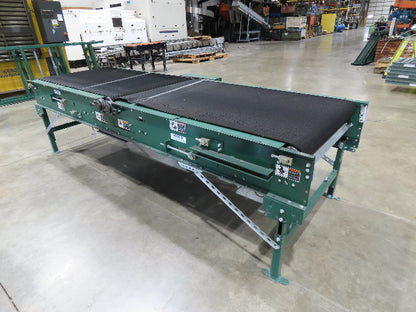 Dematic 39"x 10' Gapper Conveyor 34" Belt 2-Speed Package Gapping 95/155fpm