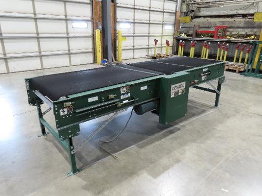 Dematic 39"x 10' Gapper Conveyor 34" Belt 2-Speed Package Gapping 95/155fpm