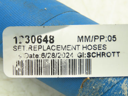 Schrott Hydraulic Replacement Hose 24" Overall 3/4" JIC NPT 4000 PSI