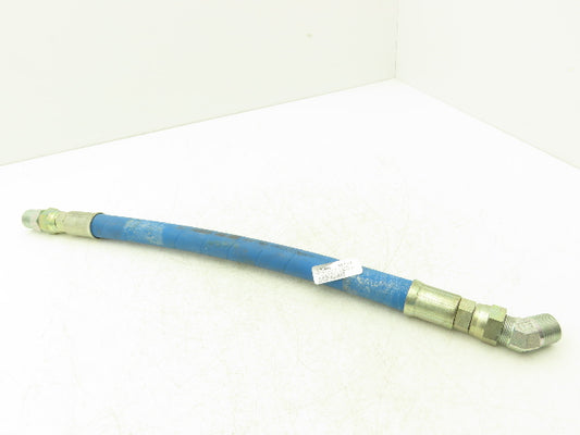 Schrott Hydraulic Replacement Hose 24" Overall 3/4" JIC NPT 4000 PSI