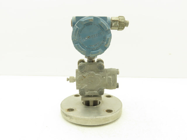 Rosemount 1151LT5SA0F22DL4C9 Pressure Transmitter 45VDC 275PSI 3" Flange Mounted