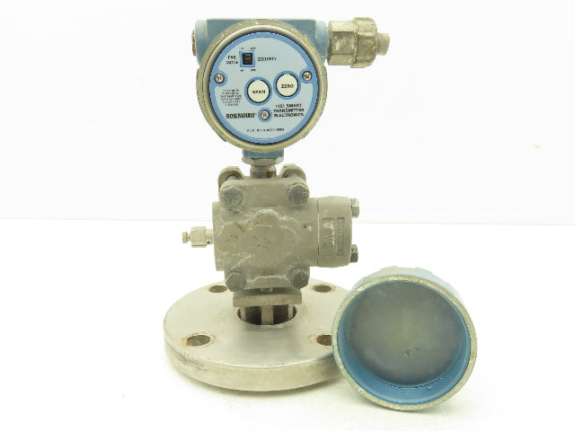 Rosemount 1151LT5SA0F22DL4C9 Pressure Transmitter 45VDC 275PSI 3" Flange Mounted