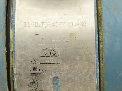 Rosemount 1151LT5SA0F22DL4C9 Pressure Transmitter 45VDC 275PSI 3" Flange Mounted