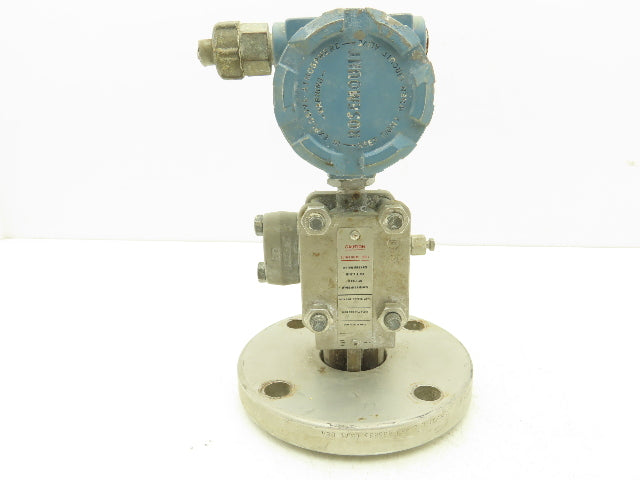 Rosemount 1151LT5SA0F22DL4C9 Pressure Transmitter 45VDC 275PSI 3" Flange Mounted