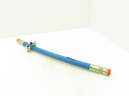 Schrott Hydraulic Replacement Hose 27" Overall 3/4" JIC NPT 4000 PSI