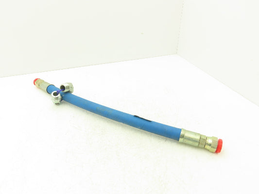 Schrott Hydraulic Replacement Hose 27" Overall 3/4" JIC NPT 4000 PSI