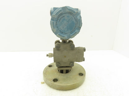 Rosemount 1151LT6SA0A22DL4C9 Pressure Transmitter 45VDC 285PSI 3" Flange Mounted