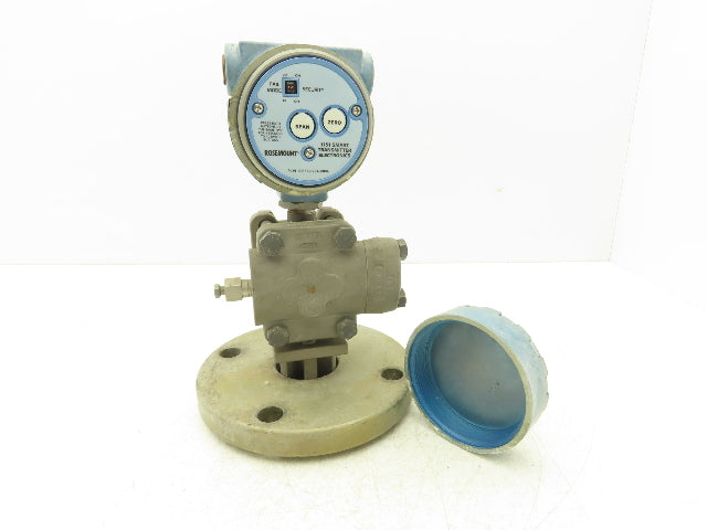 Rosemount 1151LT6SA0A22DL4C9 Pressure Transmitter 45VDC 285PSI 3" Flange Mounted