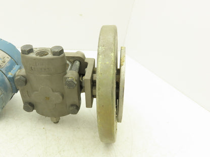 Rosemount 1151LT6SA0A22DL4C9 Pressure Transmitter 45VDC 285PSI 3" Flange Mounted