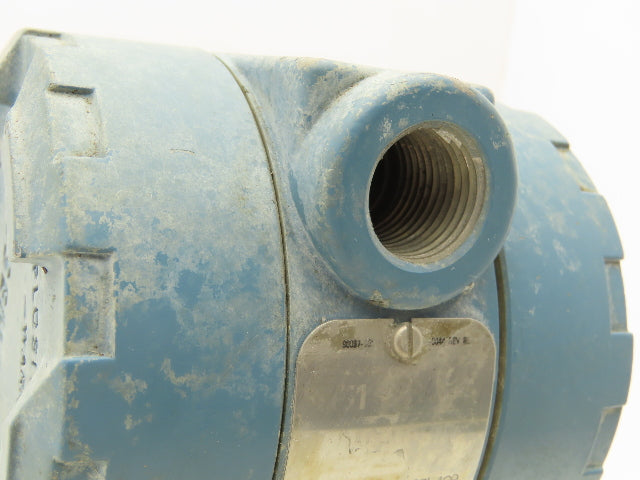 Rosemount 1151LT6SA0A22DL4C9 Pressure Transmitter 45VDC 285PSI 3" Flange Mounted