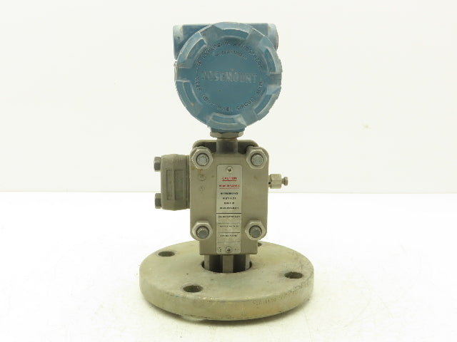 Rosemount 1151LT6SA0A22DL4C9 Pressure Transmitter 45VDC 285PSI 3" Flange Mounted