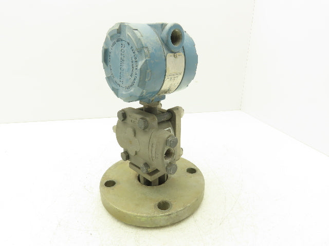 Rosemount 1151LT6SA0A22DL4C9 Pressure Transmitter 45VDC 285PSI 3" Flange Mounted