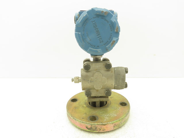 Rosemount 1151LT6SA0A22DL4C6 Pressure Transmitter 45VDC 285PSI 3" Flange Mounted