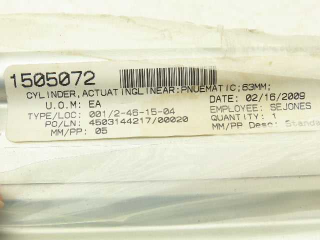 Rexroth 600-063-340 KHS TILL Pneumatic Air Cylinder 63mm Bore 340mm Stroke