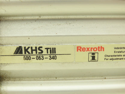 Rexroth 600-063-340 KHS TILL Pneumatic Air Cylinder 63mm Bore 340mm Stroke