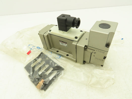 SMC VP4154-005DL-X61 Pneumatic Air Valve 2 Position Single Pilot 3/4" Std Body