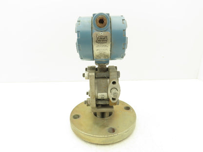 Rosemount 1151LT6SA0A22DL4C9 Pressure Transmitter 45VDC 285PSI 3" Flange Mounted