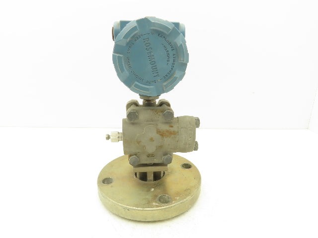 Rosemount 1151LT6SA0A22DL4C9 Pressure Transmitter 45VDC 285PSI 3" Flange Mounted