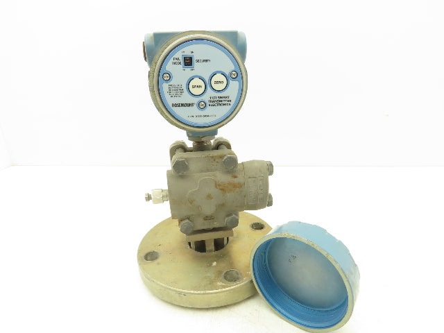 Rosemount 1151LT6SA0A22DL4C9 Pressure Transmitter 45VDC 285PSI 3" Flange Mounted