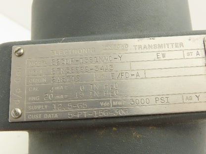 Foxboro 823DP-I3S1NM0-Y Electronic Pressure Transmitter 12.5-65VDC 3000PSI