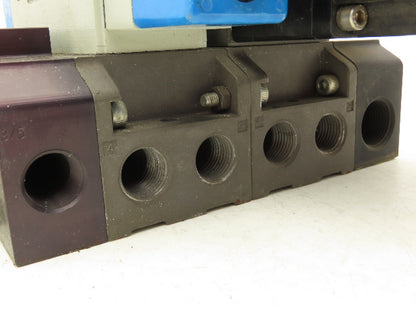 Numatics 01325T Solenoid Valve 2-Station Manifold Assembly Devicenet Interface