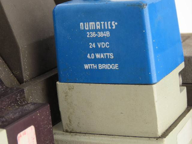Numatics 01325T Solenoid Valve 2-Station Manifold Assembly Devicenet Interface